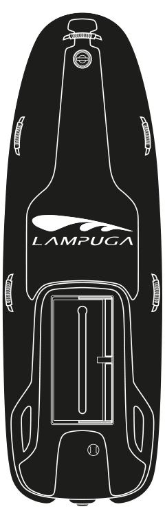 Black Lampuga Air top view drawing